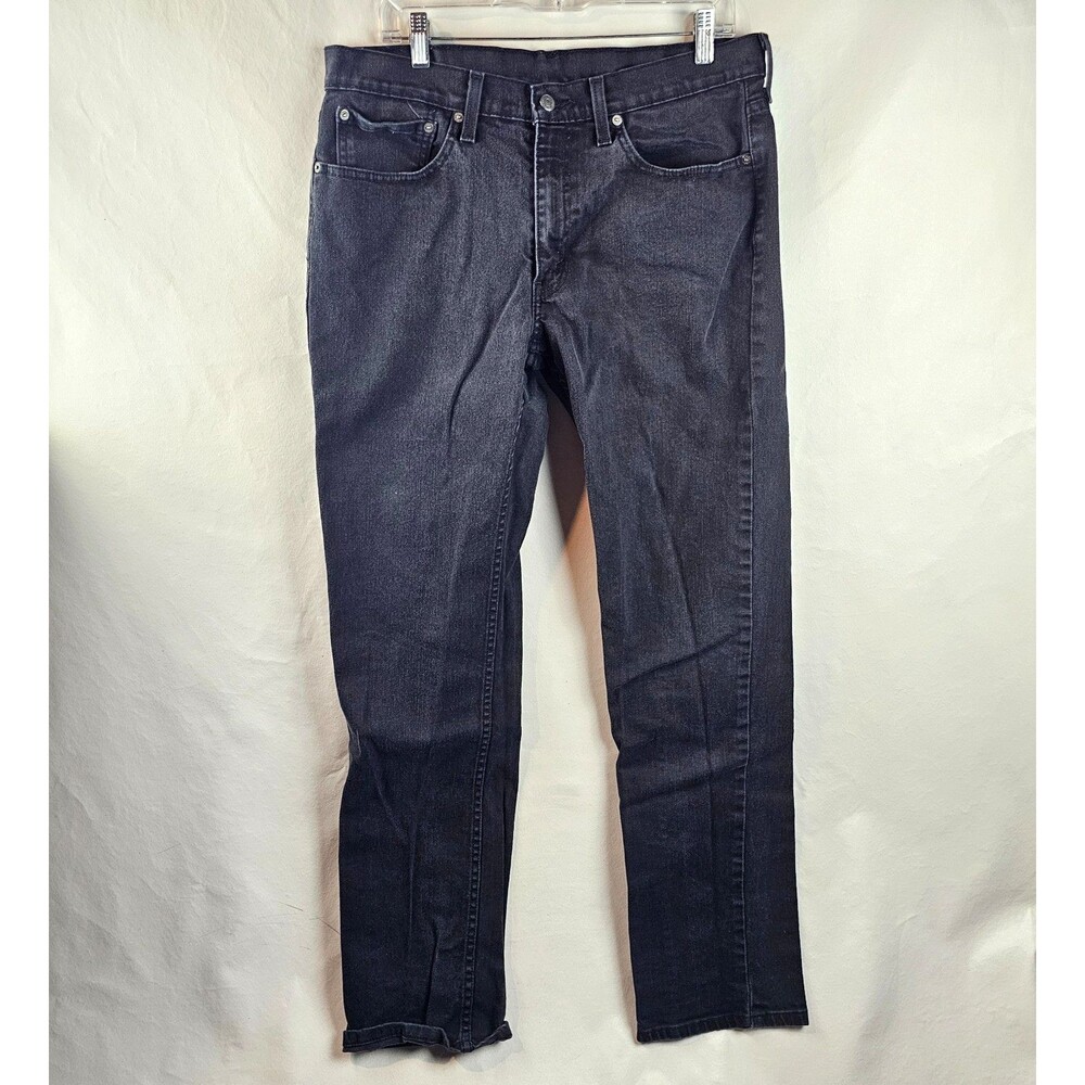 Levis 514 Jeans Mens 34x34 Black Straight Fit Stretch Denim Rocker Skater Pants